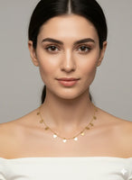 18K Gold Plated Heart Charm Necklace - RACHIVA