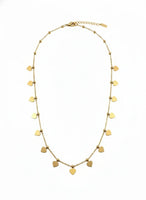 18K Gold Plated Heart Charm Necklace - RACHIVA