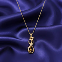 18K Gold Plated Infinity Family Pendant Necklace - RACHIVA