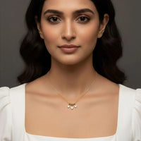 18K Gold Plated Triple Heart Necklace - RACHIVA
