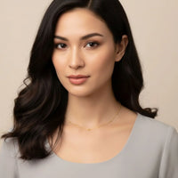 18K Gold Plated Station Ball Chain Necklace - RACHIVA