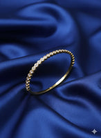 18K Gold Plated Zircon Bangle Bracelet - RACHIVA