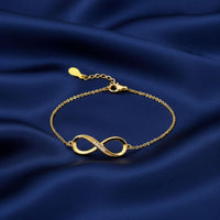 18K Gold Plated Infinity Zircon Bracelet