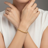 18K Gold Plated Beaded Bracelet