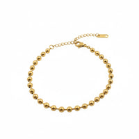 18K Gold Plated Beaded Bracelet