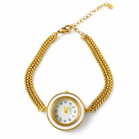 18K Gold Plated Chain Bracelet Watch - RACHIVA