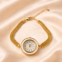 18K Gold Plated Chain Bracelet Watch - RACHIVA