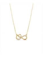 Rachiva 18K Gold Plated Infinity Heart Zircon Necklace
