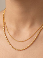 Rachiva 18K Gold Plated Layered Beaded Necklace