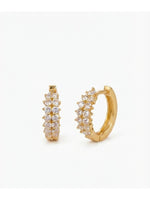 Rachiva 18K Gold Plated Cubic Zirconia Drop Earrings