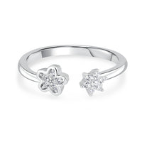 Stellar Floret Bond Silver Ring
