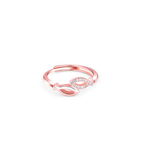 Entwined Love Rose Gold Ring