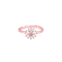 Flower Spark Rose Gold Ring