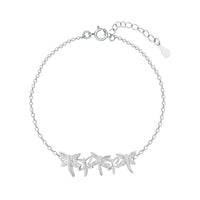 Butterfly Affection Silver Bracelet