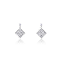 Dazzling Diamond Essence Zircon Silver Studs