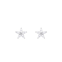Star Zircon Silver Studs