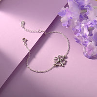 Celestial Divine Heart Silver Bracelet