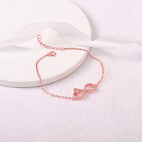 Love Infinity Rose Gold  Bracelet