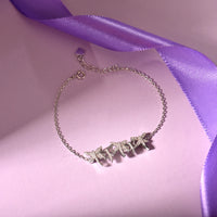 Butterfly Affection Silver Bracelet