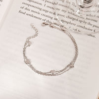 Chic Mini Heart Silver Bracelet