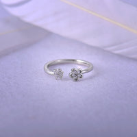 Stellar Floret Bond Silver Ring