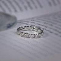 Whisper of Love Silver Heart Ring