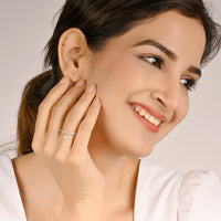 Love Heart Spade Sparkle Silver Ring