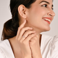 Diamond Fusion Zircon Rose Gold Ring