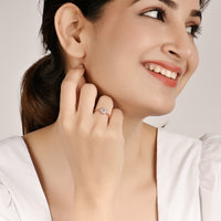 Flower Spark Rose Gold Ring