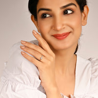 Stellar Floret Bond Silver Ring