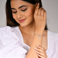 Luxury HeartBeat Silver Bracelet