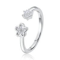 Stellar Floret Bond Silver Ring