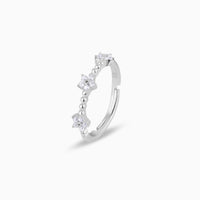 Symphony Of Flower Silver Ring