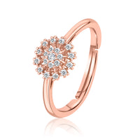 Flora Zircon Rose Gold Ring