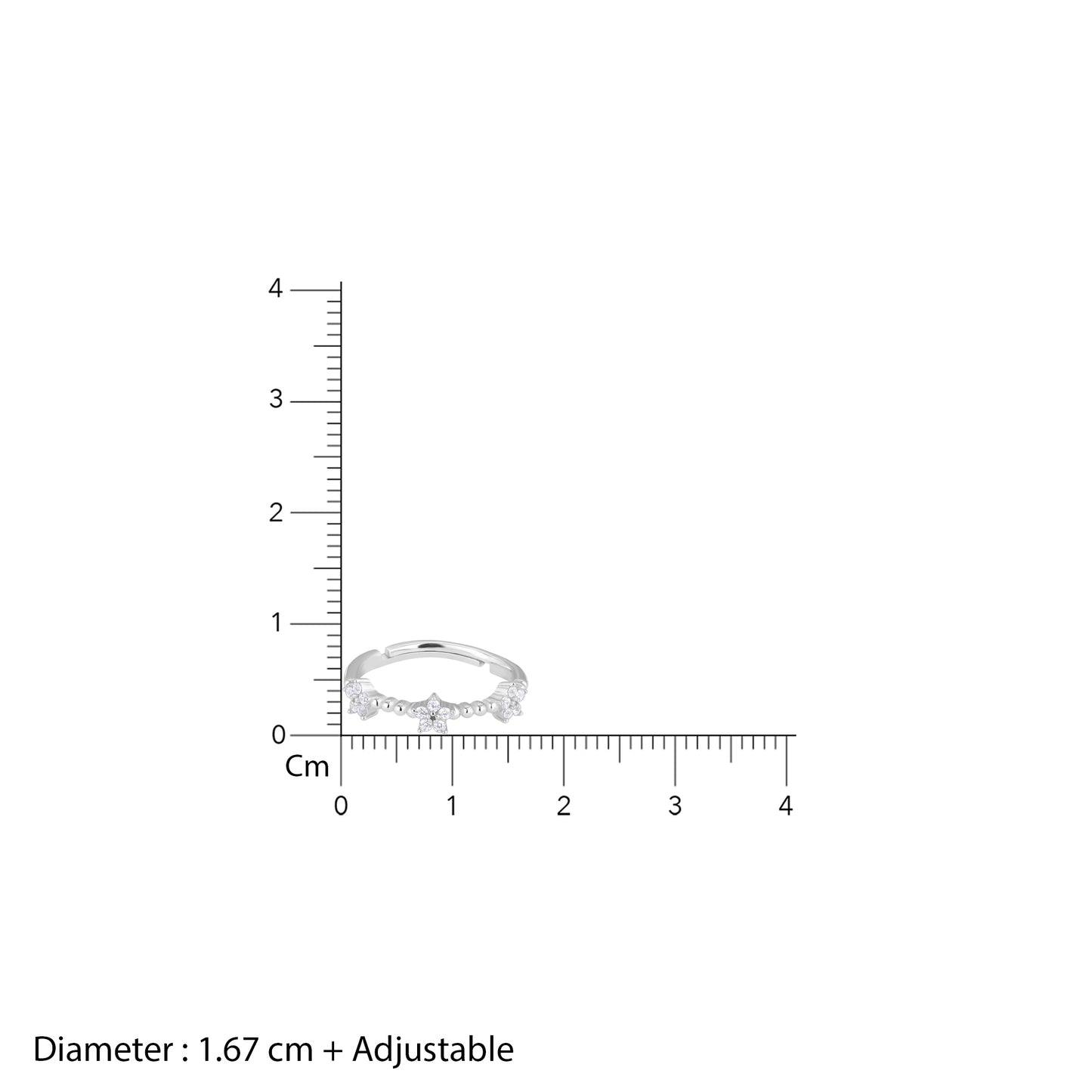 Symphony Of Flower Silver Ring