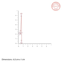 Chic Floral Zircon Rose Gold Drop Earrings