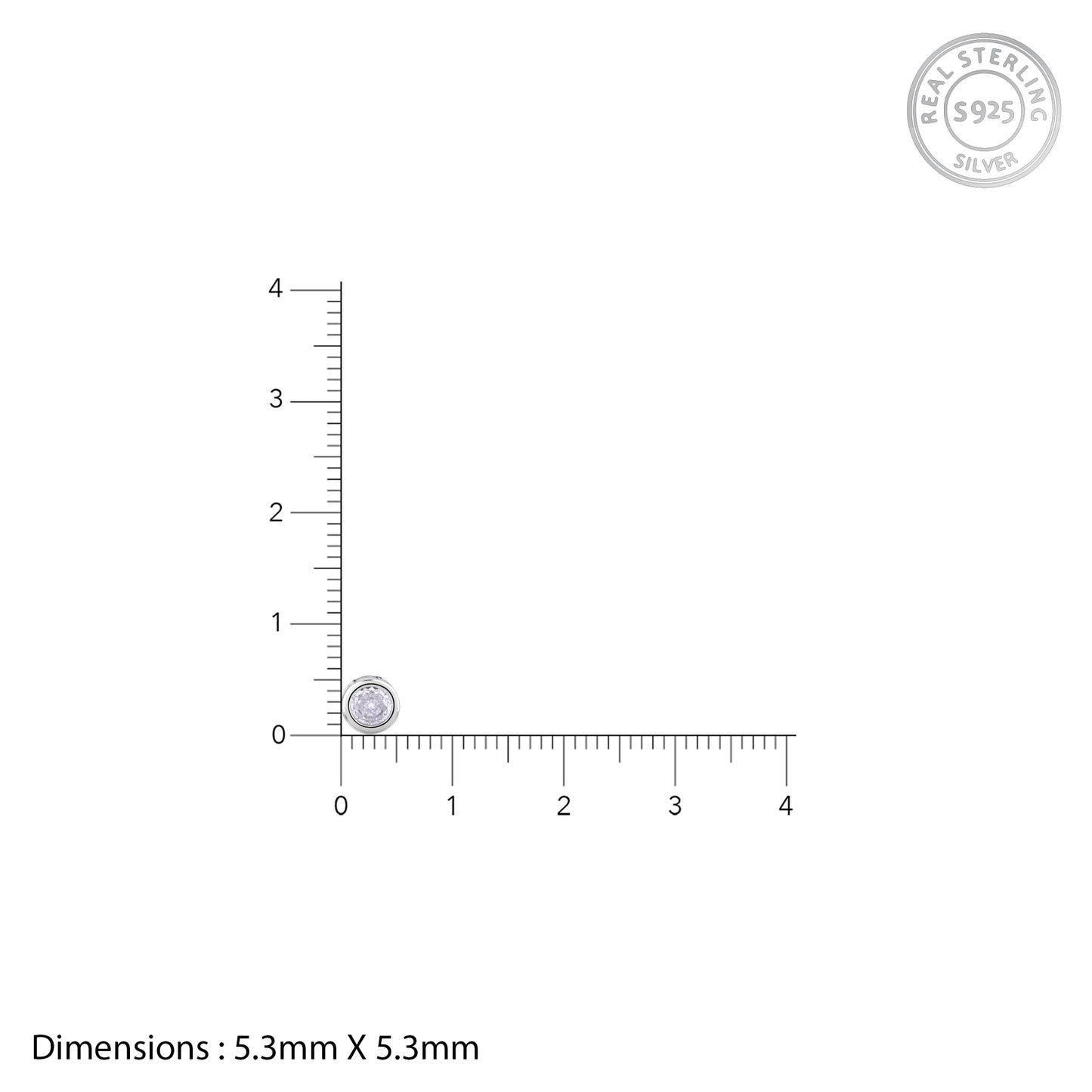 Silver Solitaire Opulent Pendant with Box Chain