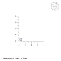 Silver Solitaire Opulent Pendant with Box Chain