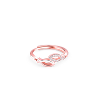 Entwined Love Rose Gold Ring