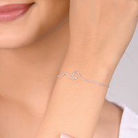 Everlasting Minimalist Silver Bracelet