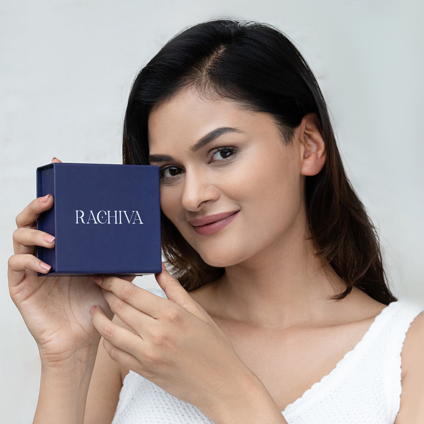 Silver Droplet Hoop Earrings