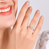 Diamond Fusion Zircon Silver Ring