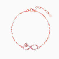 Love Infinity Rose Gold  Bracelet