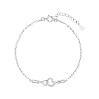 Eternal Love Heart Affair Silver Bracelet
