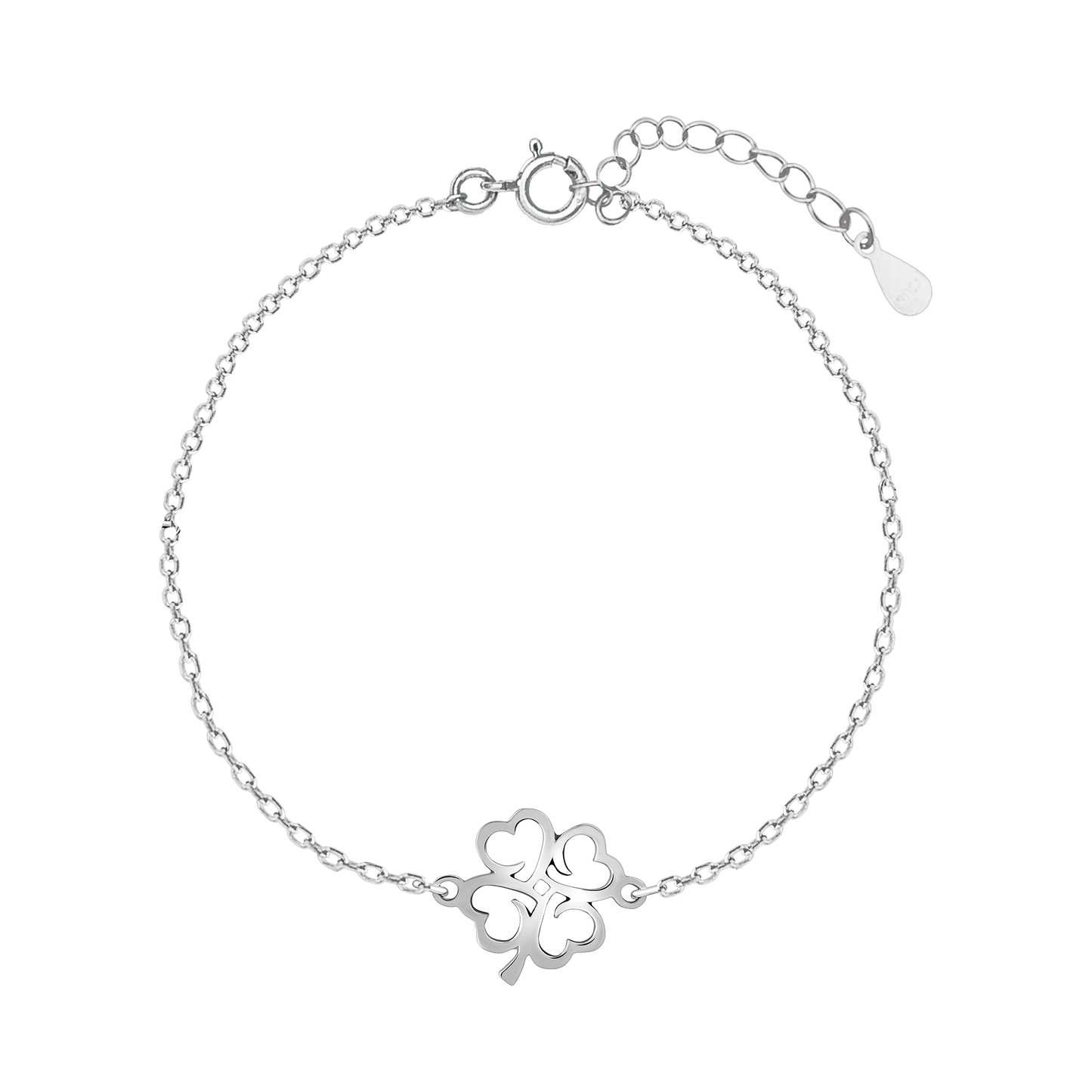 Celestial Divine Heart Silver Bracelet