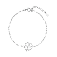 Celestial Divine Heart Silver Bracelet