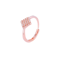 Diamond Fusion Zircon Rose Gold Ring