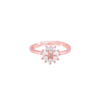 Flower Spark Rose Gold Ring
