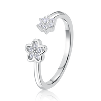 Stellar Floret Bond Silver Ring