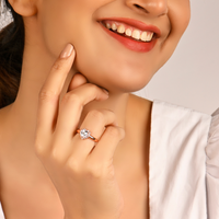 Valentine Rose Gold Heart Ring